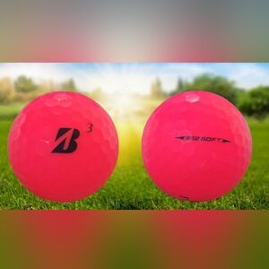 LOT OF 2 GENTLY USED GOLF BALLS #3 ~ WILSON ~ BRIDGESTONE E12 ~